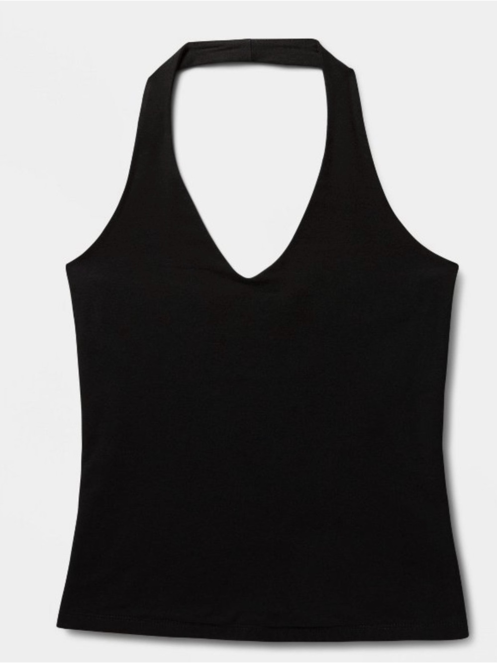 Women's Sculpt Halter Tank Top - A New Day Black M
